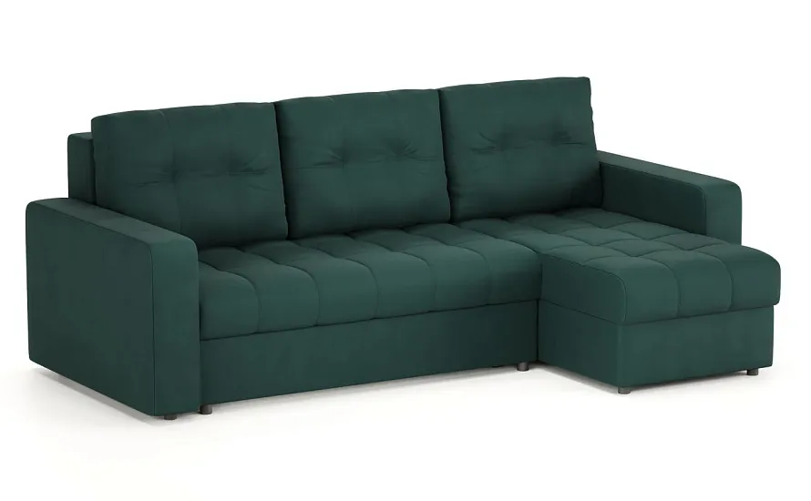 Диван угловой Тренто Leonardo 11 темно-зеленый - 2
