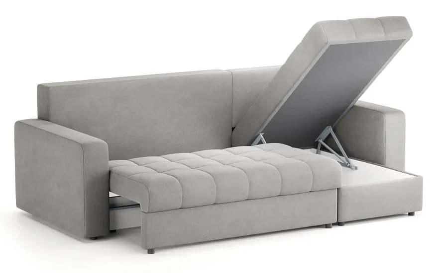 Диван угловой Тренто Leonardo 14 серый - 5 Диван угловой Тренто Leonardo 14 серый - 5