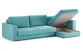 Диван угловой Ларсон 3М Nordic 71 аквамарин - превью 3 Диван угловой Ларсон 3М Nordic 71 аквамарин - превью 3