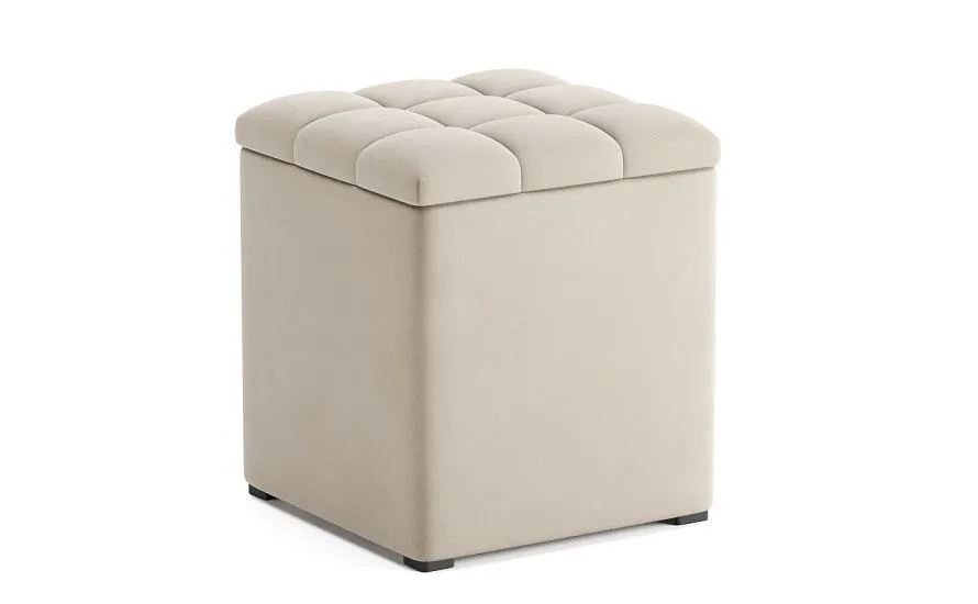 Пуф Оливер Camaro 03 светло-бежевый - 1 Пуф Оливер Camaro 03 светло-бежевый - 1